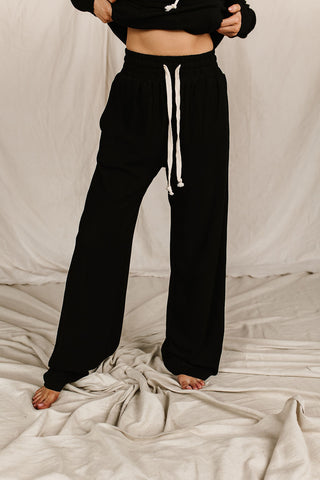 Ampersand Avenue Performance Fleece Wide Leg Lounge Pants | Poppy Seed-[option4]-[option5]-[option6]-[option7]-[option8]-Womens-Clothing-Shop