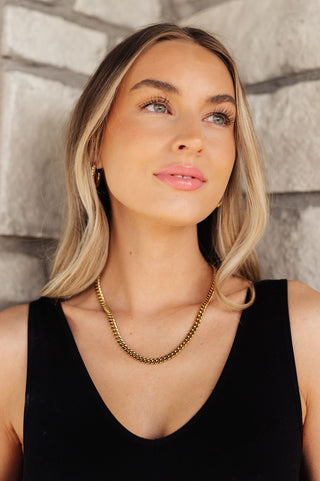 Chain Reaction Gold Plated Choker-OS-[option4]-[option5]-[option6]-[option7]-[option8]-Womens-Clothing-Shop