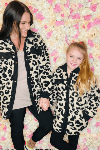 Mommy & Me Leopard Sherpa & Corded Jacket-Child-[option4]-[option5]-[option6]-[option7]-[option8]-Womens-Clothing-Shop