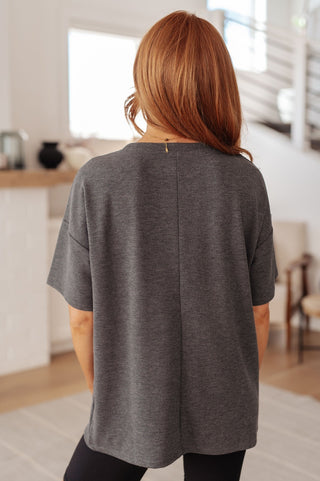 Always Enough Graphic Tee in Charcoal-[option4]-[option5]-[option6]-[option7]-[option8]-Womens-Clothing-Shop