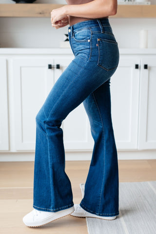 Cameron High Rise Classic Flare Jeans-[option4]-[option5]-[option6]-[option7]-[option8]-Womens-Clothing-Shop