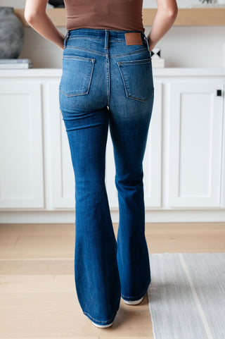 Cameron High Rise Classic Flare Jeans-[option4]-[option5]-[option6]-[option7]-[option8]-Womens-Clothing-Shop