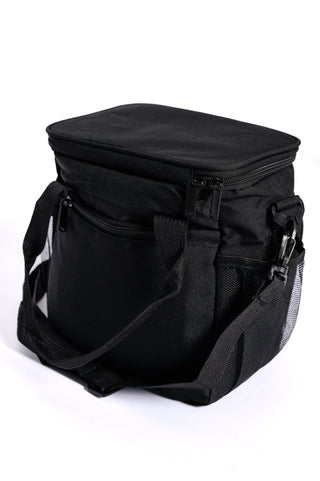 Insulated Checked Tote in Black-OS-[option4]-[option5]-[option6]-[option7]-[option8]-Womens-Clothing-Shop