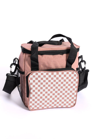 Insulated Checked Tote in Pink-OS-[option4]-[option5]-[option6]-[option7]-[option8]-Womens-Clothing-Shop