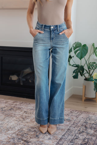 Mindy Mid Rise Wide Leg Jeans-[option4]-[option5]-[option6]-[option7]-[option8]-Womens-Clothing-Shop
