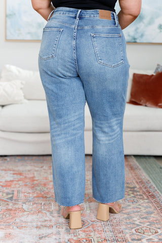 Nora High Rise Rigid Magic Destroy Slim Straight Jeans-[option4]-[option5]-[option6]-[option7]-[option8]-Womens-Clothing-Shop