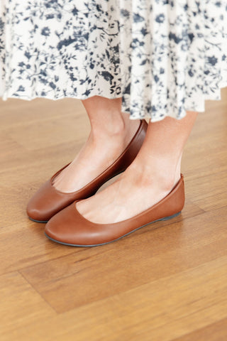 On Your Toes Ballet Flats in Camel-[option4]-[option5]-[option6]-[option7]-[option8]-Womens-Clothing-Shop