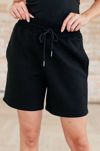 Settle In Dad Shorts in Black-[option4]-[option5]-[option6]-[option7]-[option8]-Womens-Clothing-Shop
