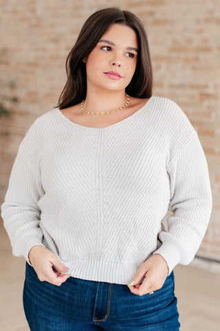 Told You So Ribbed Knit V Neck Sweater-[option4]-[option5]-[option6]-[option7]-[option8]-Womens-Clothing-Shop