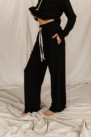 Ampersand Avenue Performance Fleece Wide Leg Lounge Pants | Poppy Seed-[option4]-[option5]-[option6]-[option7]-[option8]-Womens-Clothing-Shop