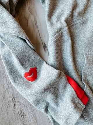 Ampersand Avenue Fullzip Sweatshirt | Hugs & Kisses-[option4]-[option5]-[option6]-[option7]-[option8]-Womens-Clothing-Shop