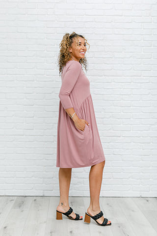 Weekender Dress In Mauve-[option4]-[option5]-[option6]-[option7]-[option8]-Womens-Clothing-Shop
