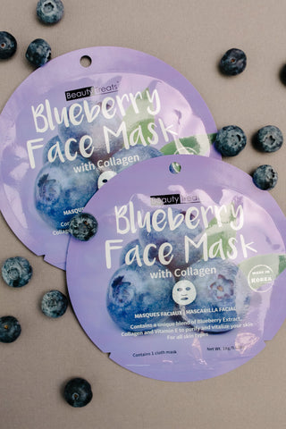 Home For The Holidays Face Masque in Blueberry-[option4]-[option5]-[option6]-[option7]-[option8]-Womens-Clothing-Shop