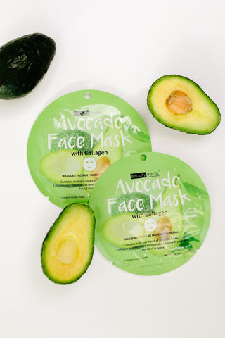 Home For The Holidays Face Masque in Avocado-[option4]-[option5]-[option6]-[option7]-[option8]-Womens-Clothing-Shop