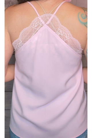 Pink Macaroon Lace Cami-[option4]-[option5]-[option6]-[option7]-[option8]-Womens-Clothing-Shop