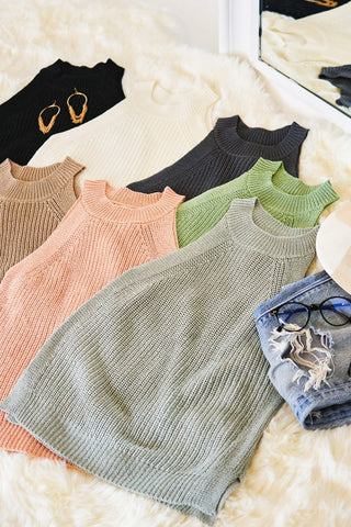 Ariah Halter Neck Sweater-[option4]-[option5]-[option6]-[option7]-[option8]-Womens-Clothing-Shop