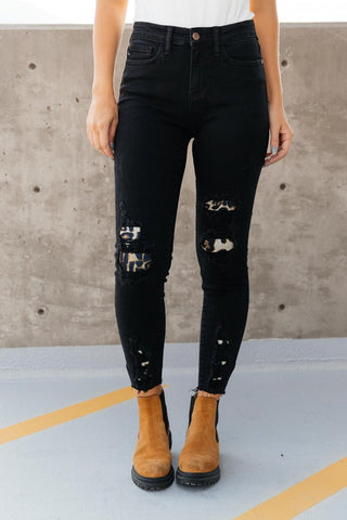 Into The Wild Distressed Skinny Jeans-[option4]-[option5]-[option6]-[option7]-[option8]-Womens-Clothing-Shop