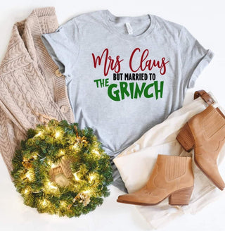Mrs. Claus Married To The Grinch-[option4]-[option5]-[option6]-[option7]-[option8]-Womens-Clothing-Shop
