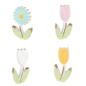 PREORDER: 7" Wooden Flowers in Assorted Shapes-[option4]-[option5]-[option6]-[option7]-[option8]-Womens-Clothing-Shop