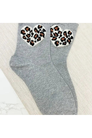 PREORDER: Leopard Heart Crew Socks in Two Colors-[option4]-[option5]-[option6]-[option7]-[option8]-Womens-Clothing-Shop