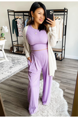 PREORDER: Full Length Cropped Lounge Set in Four Colors-[option4]-[option5]-[option6]-[option7]-[option8]-Womens-Clothing-Shop