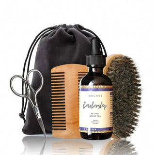 PREORDER: Beard Grooming Kit with Assorted Oils-[option4]-[option5]-[option6]-[option7]-[option8]-Womens-Clothing-Shop