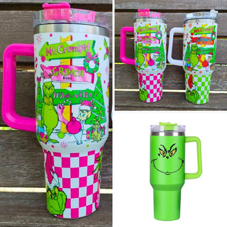 Insulated Grinch Tumbler in Three Options-[option4]-[option5]-[option6]-[option7]-[option8]-Womens-Clothing-Shop