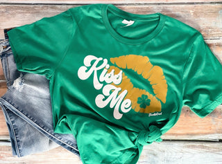 Kiss Me Graphic Tee-[option4]-[option5]-[option6]-[option7]-[option8]-Womens-Clothing-Shop