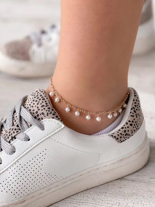 PREORDER: Freshwater Pearl Ankle Bracelets in Two Colors-[option4]-[option5]-[option6]-[option7]-[option8]-Womens-Clothing-Shop