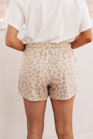 Wild Spots Shorts in Taupe-[option4]-[option5]-[option6]-[option7]-[option8]-Womens-Clothing-Shop