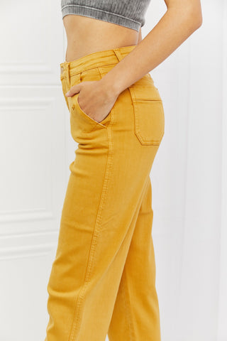 Judy Blue Jayza Straight Leg Cropped Jeans-[option4]-[option5]-[option6]-[option7]-[option8]-Womens-Clothing-Shop