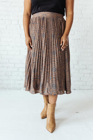 Cathedral Pleated Skirt-[option4]-[option5]-[option6]-[option7]-[option8]-Womens-Clothing-Shop