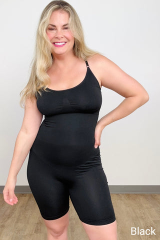 FawnFit Solid Butt Lift Tummy Control Shaping Bodysuit-[option4]-[option5]-[option6]-[option7]-[option8]-Womens-Clothing-Shop