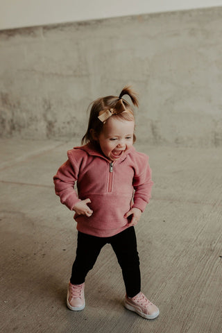 Ampersand Kids Cozy Cutie Sweatshirt In Raspberry-[option4]-[option5]-[option6]-[option7]-[option8]-Womens-Clothing-Shop