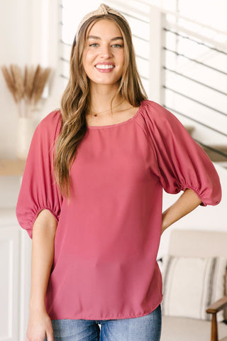 Audrey Top In Dusty Rose-[option4]-[option5]-[option6]-[option7]-[option8]-Womens-Clothing-Shop