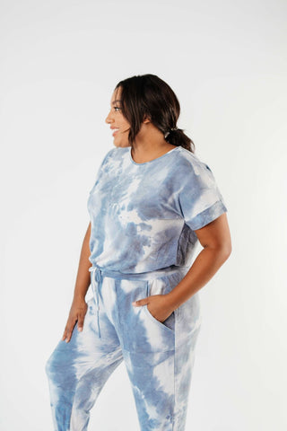 Tie Dye Blues Jumpsuit-[option4]-[option5]-[option6]-[option7]-[option8]-Womens-Clothing-Shop