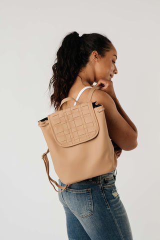 Grab N Go Vegan Leather Backpack-[option4]-[option5]-[option6]-[option7]-[option8]-Womens-Clothing-Shop