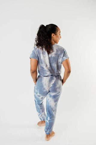 Tie Dye Blues Jumpsuit-[option4]-[option5]-[option6]-[option7]-[option8]-Womens-Clothing-Shop