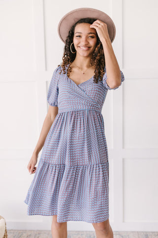 Blurred Spot Dress-[option4]-[option5]-[option6]-[option7]-[option8]-Womens-Clothing-Shop