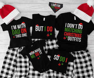 PREORDER: I Don't Do Matching Family Tee-[option4]-[option5]-[option6]-[option7]-[option8]-Womens-Clothing-Shop