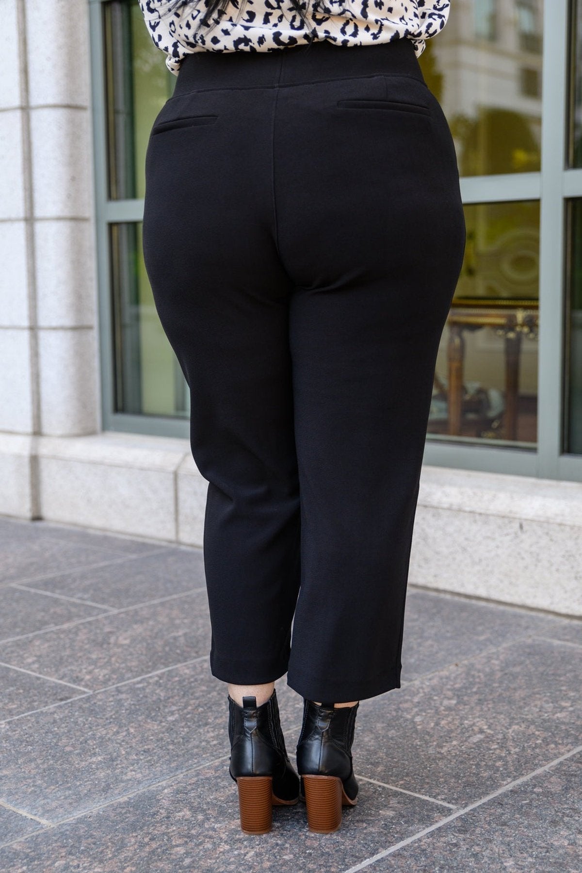 Pull On Dress Pants - Plus Size Black Pants