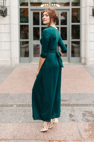 Bri Maxi Dress in Hunter Green-[option4]-[option5]-[option6]-[option7]-[option8]-Womens-Clothing-Shop
