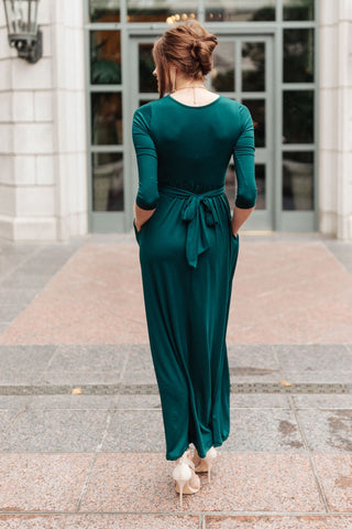 Bri Maxi Dress in Hunter Green-[option4]-[option5]-[option6]-[option7]-[option8]-Womens-Clothing-Shop