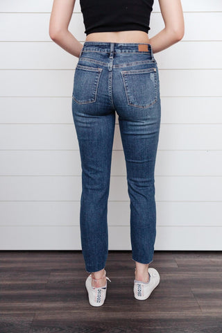 Vintage Indigo Cropped Skinny Jeans-[option4]-[option5]-[option6]-[option7]-[option8]-Womens-Clothing-Shop