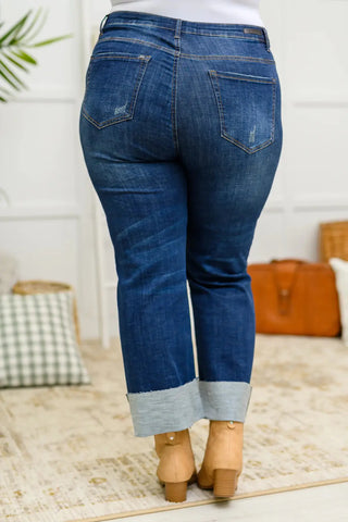 Cambridge Mid Rise Straight Leg Jeans-[option4]-[option5]-[option6]-[option7]-[option8]-Womens-Clothing-Shop