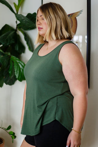 Can't Get Enough Top in Army Green-[option4]-[option5]-[option6]-[option7]-[option8]-Womens-Clothing-Shop