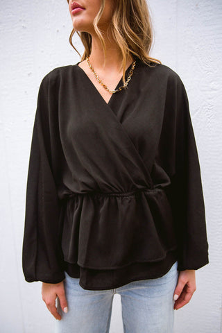 Catch Me There Blouse In Black-[option4]-[option5]-[option6]-[option7]-[option8]-Womens-Clothing-Shop