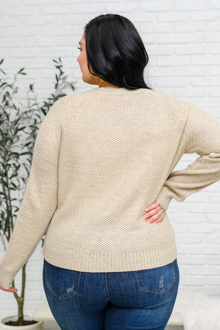 Chai Latte V-Neck Sweater in Oatmeal-[option4]-[option5]-[option6]-[option7]-[option8]-Womens-Clothing-Shop