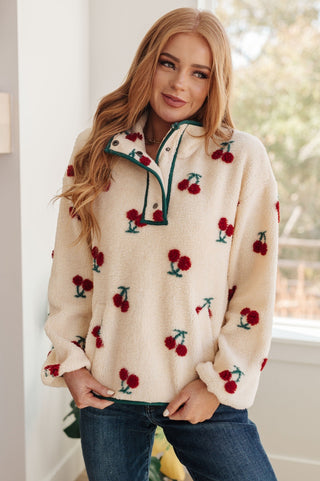 Cherry Tree Fleece Pullover-[option4]-[option5]-[option6]-[option7]-[option8]-Womens-Clothing-Shop