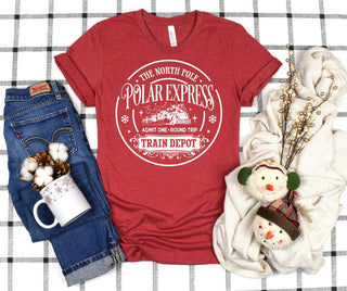 PREORDER: North Pole Express Graphic Tee-[option4]-[option5]-[option6]-[option7]-[option8]-Womens-Clothing-Shop